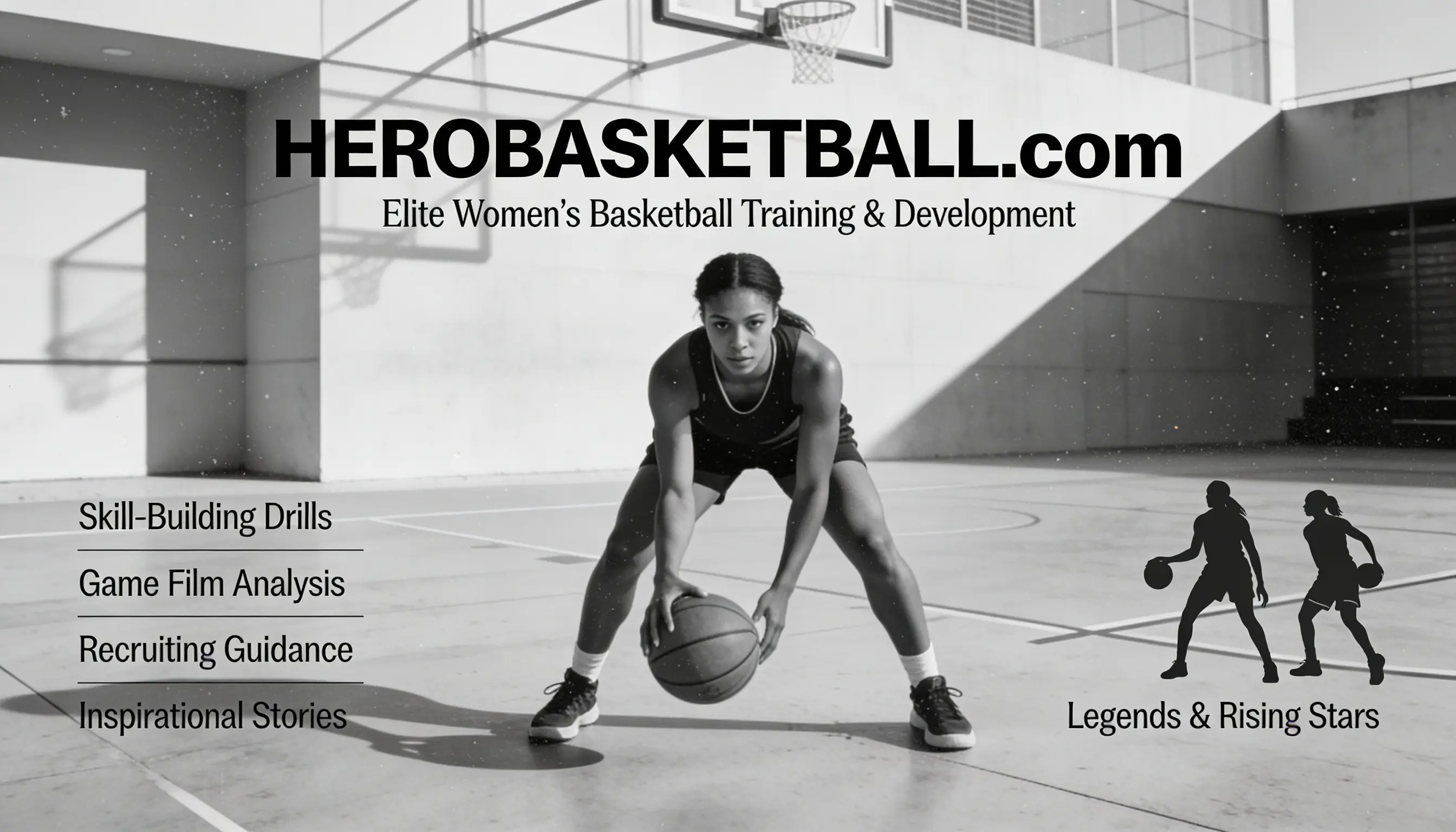 Captura de pantalla del sitio web HeroBasketball.com